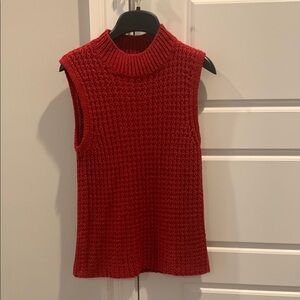Liz Claiborne - Red Sleeveless Sweater